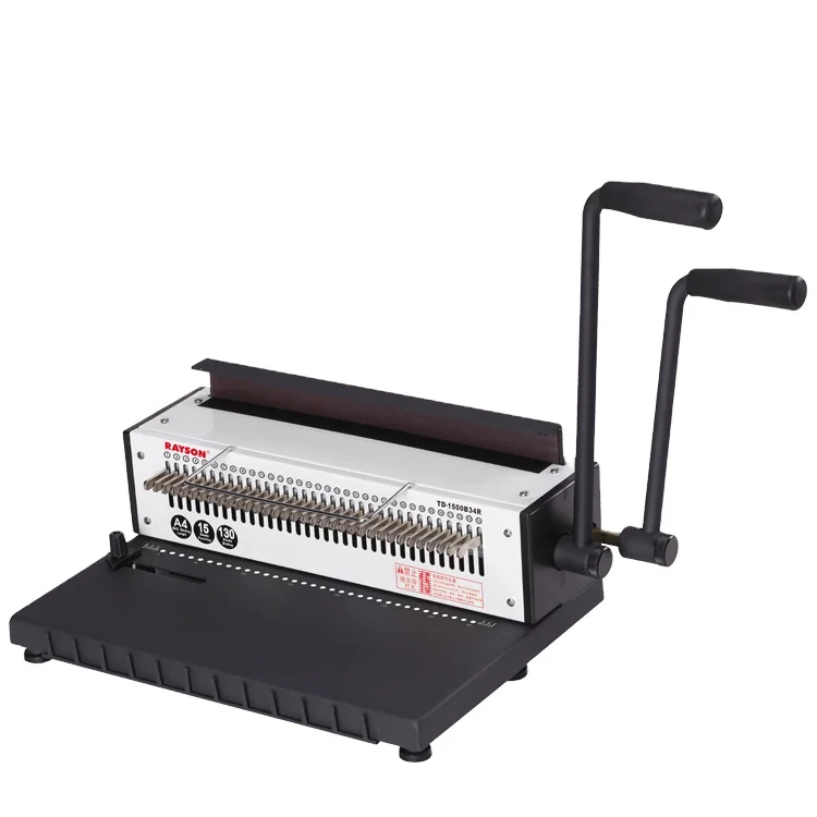 Hot Selling 3 in 1 Binding Machine TD-1500B34R Coil Book Binding Machines Book Binder Machine
