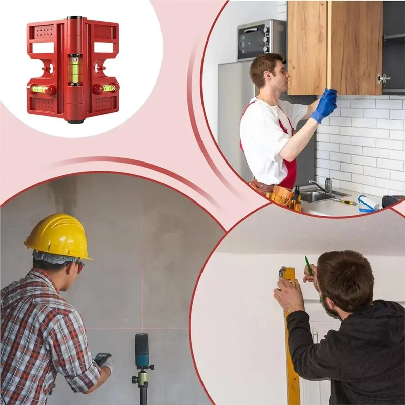 【flash-oferta】nivelador-de-poste-de-cerca-utensilio-dobravel-magnetico-ajustavel-para-instalacao-de-janelas-moveis-de-teto-nivelamento-de-esgrima-para