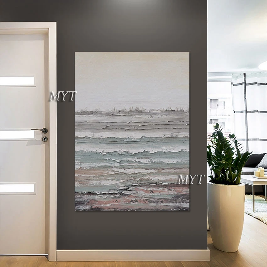 صورة جدارية بتصميم مزخرف من الأكريليك، لوحة زيتية تجريدية على القماش، ديكور منزل حديث كبير، غير مؤطرة، حرف فنية