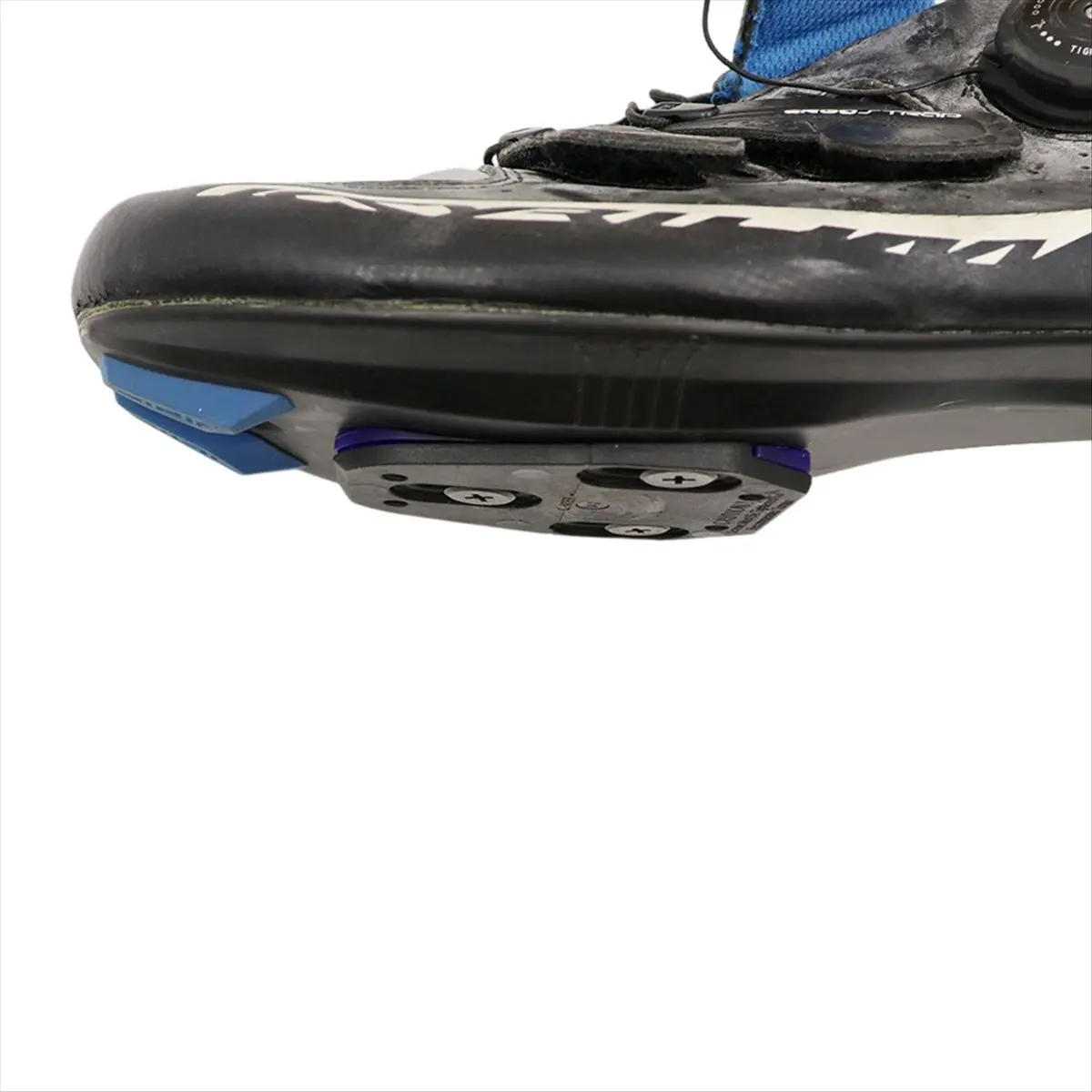 X08A Bicycle Road Bike Pedal Lock Splint 3-Hole Lock Shoe Buckle 5/6 Degree for WAHOO SpeedPlay - view 5