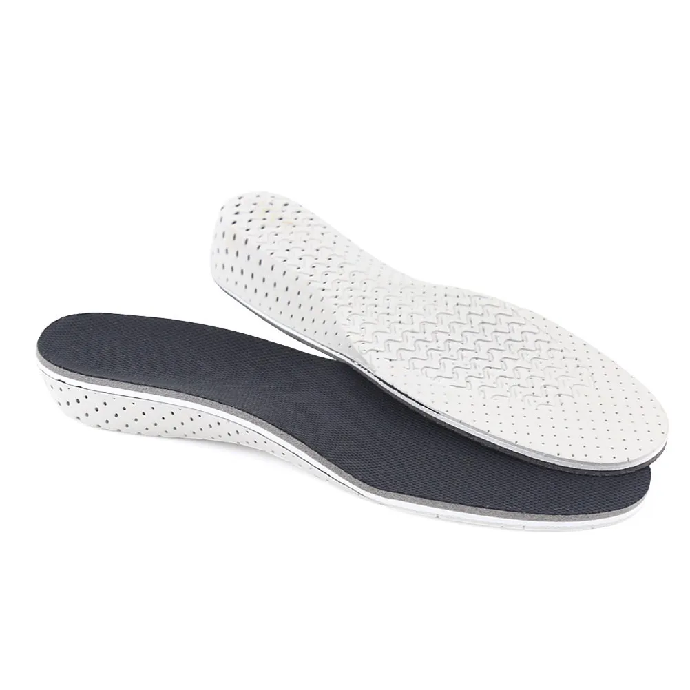 2Pairs Invisible Height Increase Insoles Full Arch Support Eva Cushioned Breathable Odorless Shock Absorbing Shoe Lifts for All