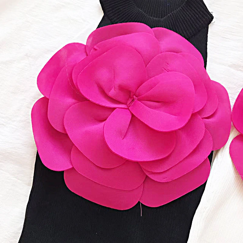 New Sweet 3D Flower Sleeveless Top One Shoulder Camisole Vest For Women's Y2k Korean Fashion Tide Spring Summer 2025   white top