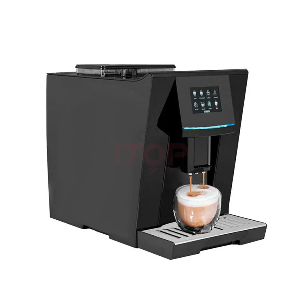 Factory Direct Selling Automatic Coffee Machine 1.8 L Water Tank Milk Foam System Full Automatic Coffee Machine