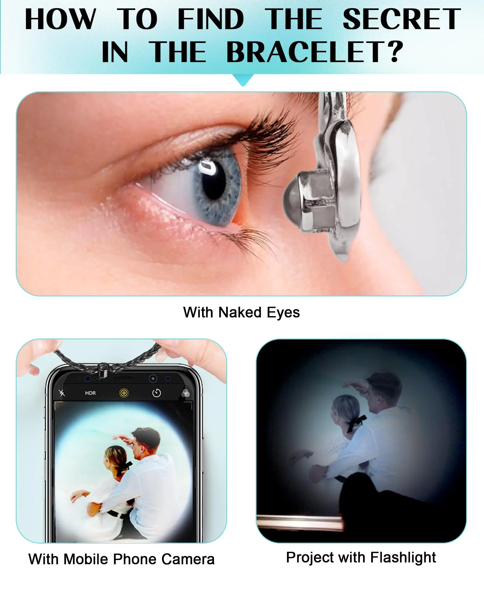 Custom Photo Projection Camera Necklace Personalized Projection Necklace with Picture Inside Gifts for Women Mom Girlfriend Wife