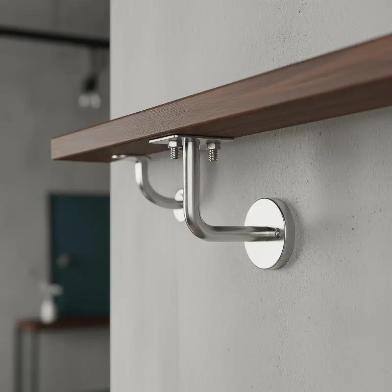 Premium Stainless Steel Handrail Bracket for Secure Home Stair Railing Support