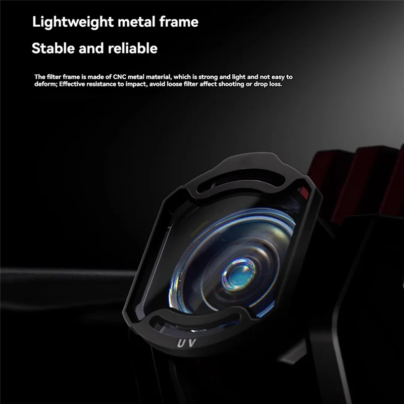 Kit de filtro a92z para dji o4 unidade de ar pro nd 8/16/32 filtro proteção uv à prova de óleo e à prova de arranhões para lente de drone