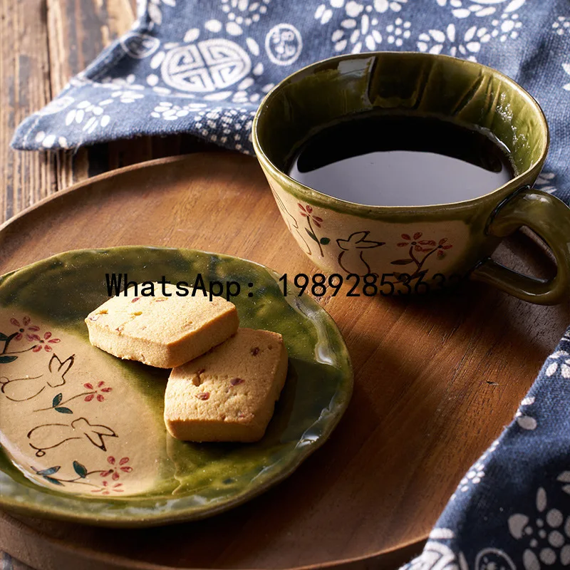 Picture 5: CB retro afternoon tea cup high value high sense light luxury latte ceramic cup