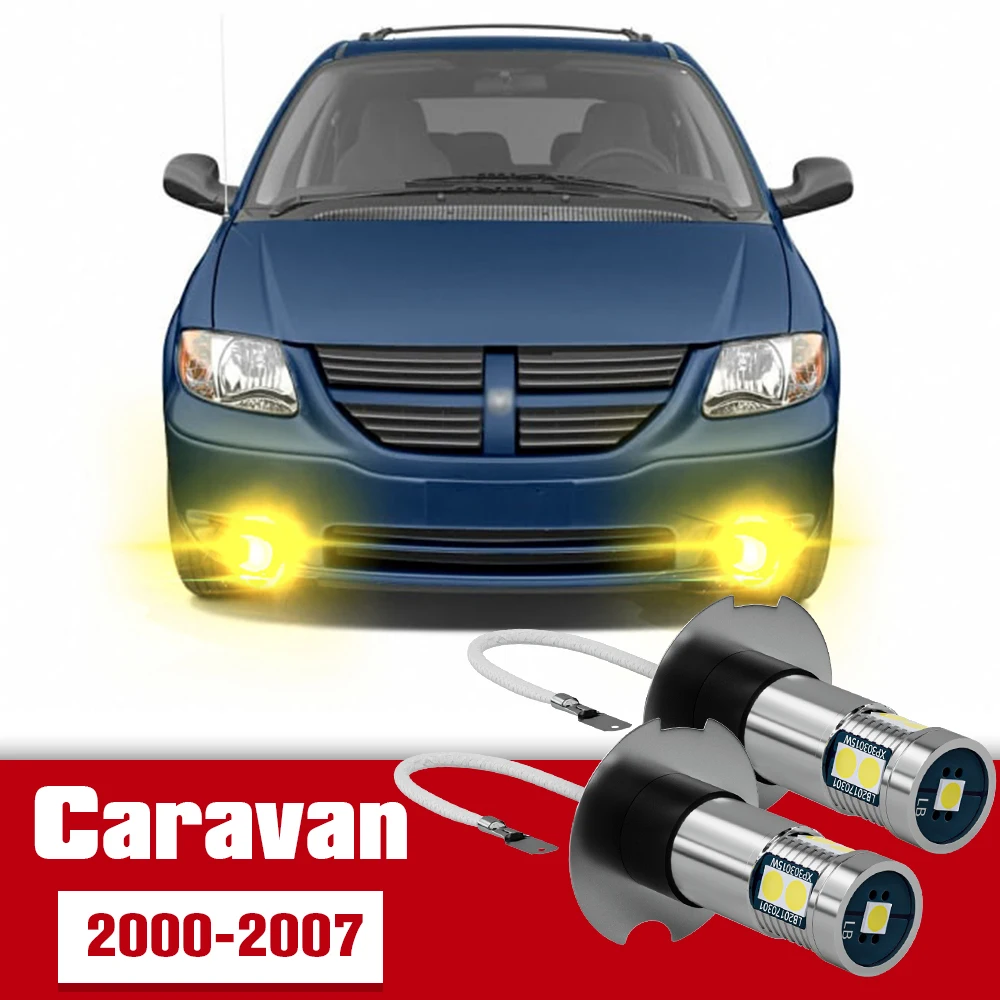 

2pcs LED Accessories Front Fog Light Bulb Lamp For Dodge Caravan 2000 2001 2002 2003 2004 2005 2006 2007