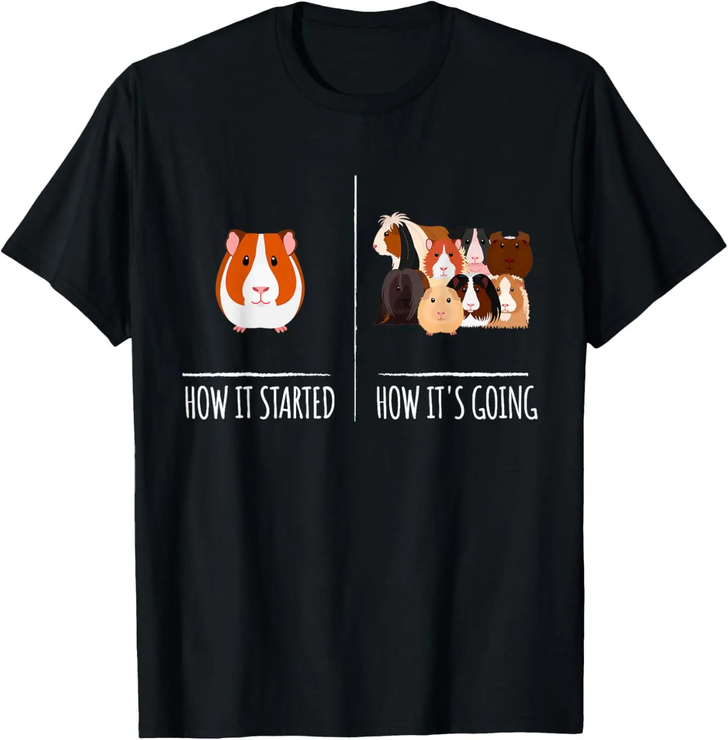 ペット愛好家のためのユーモラスなミームTシャツ,モルモットTシャツ