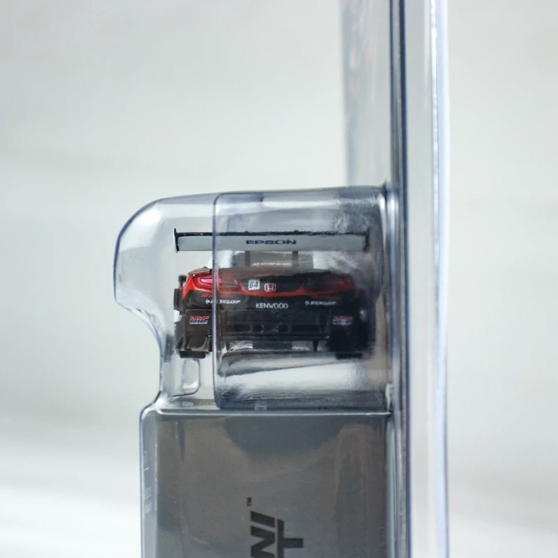 ميني جي تي 1:64 هوندا NSX GT نوع S GT500 # 64 2003 نموذج سيارة مصنوع من خليط معدني، لعبة للأولاد، زخرفة قابلة للجمع للبالغين.
