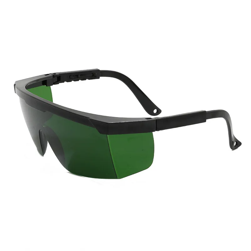 Dark Green OD4 + Laser Safety Goggles Glasses Protective Eyewear 200-540nm/532nm impact resistant laser goggles, telescopic legs