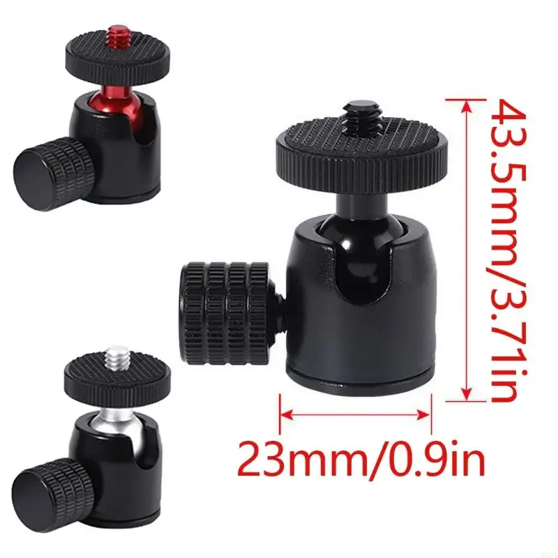 Chân máy kim loại chuyên nghiệp đầu vòng tròn 360 độ có thể xoay vòng với 1/4 inch
