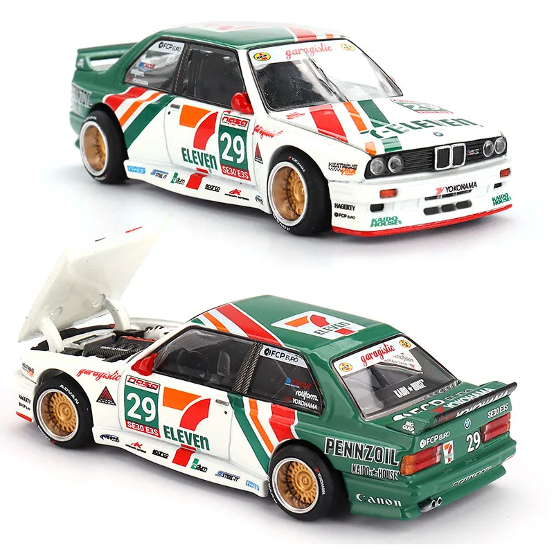 Kaido House MINIGT Diecast 1:64 Scale No.29 BMW M3 Car Model Alloy BMW Play Vehicles Collectible Model Cars Toys for Boys Gift