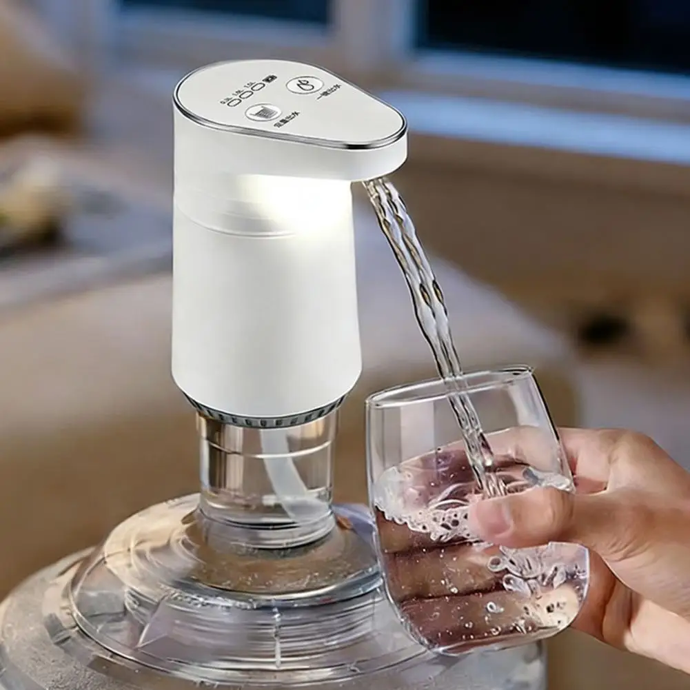 Rechargeable Water Dispenser Electric Water Dispenser Pump with Dual Nozzle Usb-c Rechargeable Bottle Pump Hands-free for Home