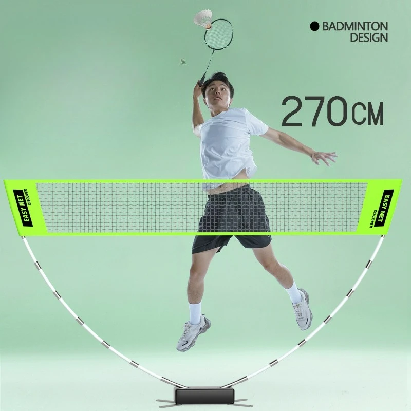 

Badminton Net Frame Portable Indoor and Outdoor Folding Mobile Outdoor Net Disassembly and Assembly Durable Training Fitness