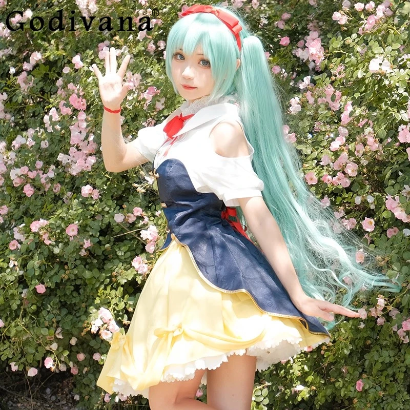 Abiti da donna con gonna dolce e adorabile, costume cosplay da principessa anime, vestiti femminili carini, top a maniche corte e minigonna