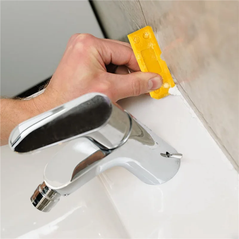 【Uitverkoop】18 stuks siliconenkit schraper gladmakend gereedschap kit voegafwerking gereedschap voor badkamer keuken kamer