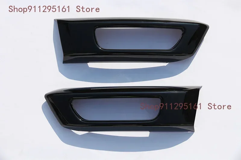 For Land Rover Range Rover Sport 2014-2017 Car Decoration Car Accesories Interior Black Front Fog Light Cover Trim 2pcs