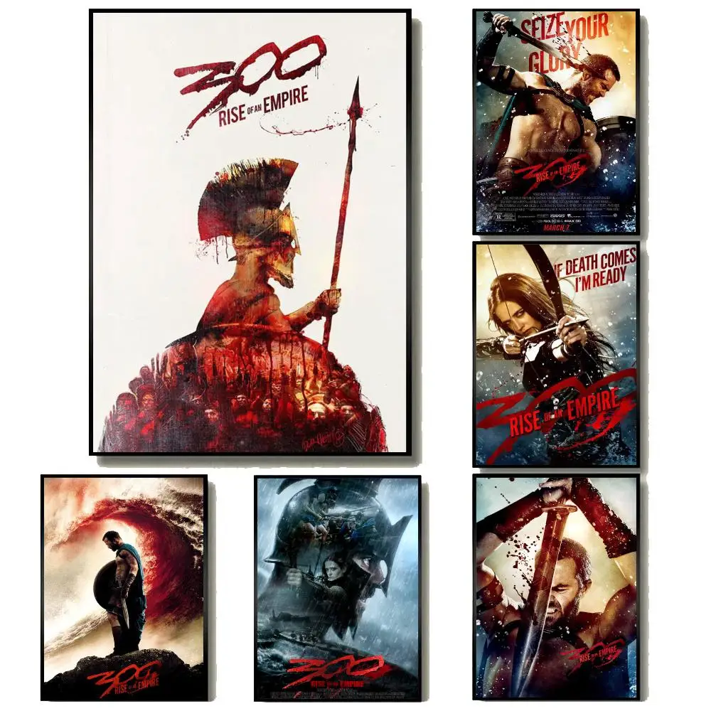 300 R-Rise of an E-Empire Poster Modern Minimalist Wall Art Prints for Home Decor Interior Bedroom Living Room