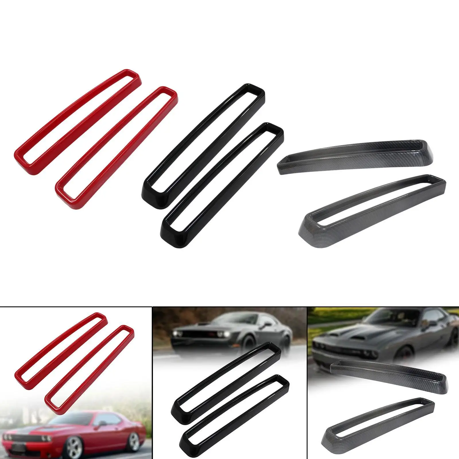 2x شبكة أمامية موثوقة وسهلة التركيب لشبكة المبرد لتشالنجر #4