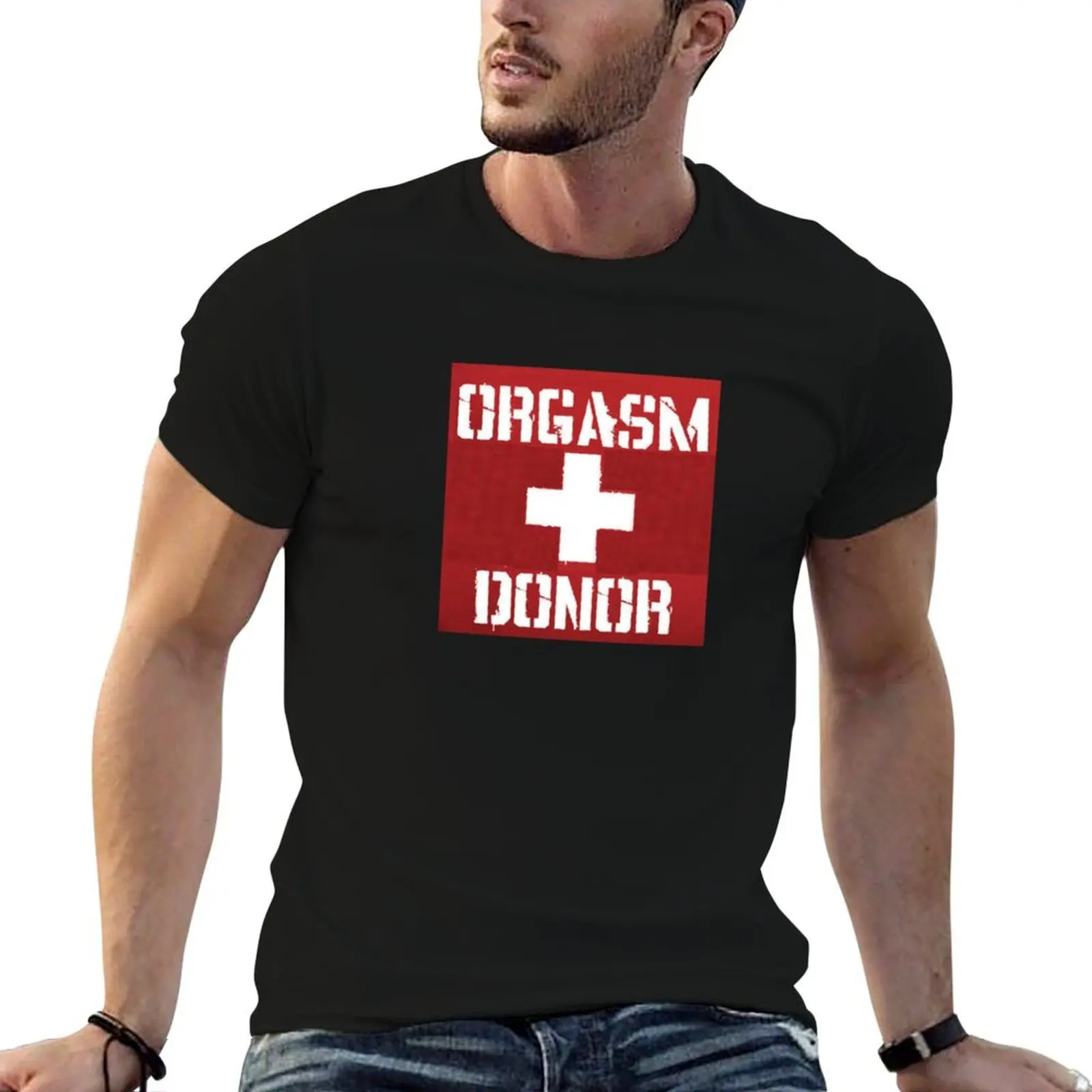 Orgasam Donor T-Shirt oversized tees cheap stuff cute tops shirts men graphic