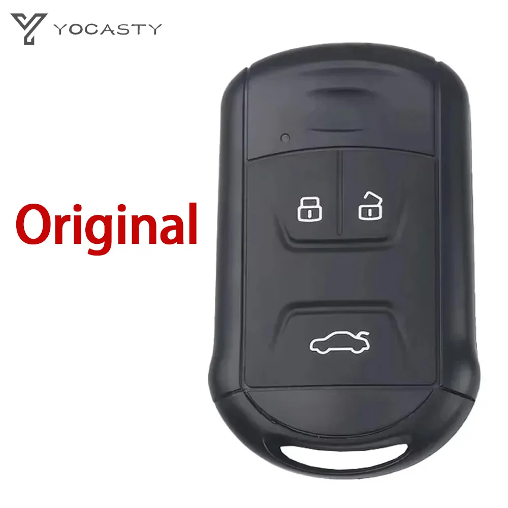 YOCASTY 3 Buttons Original Car Key Shell Case For Chery Tiggo 5 Tiggo 7 Tiggo 8 Arrizo 5 6 7 Replacement Remote Key Shell