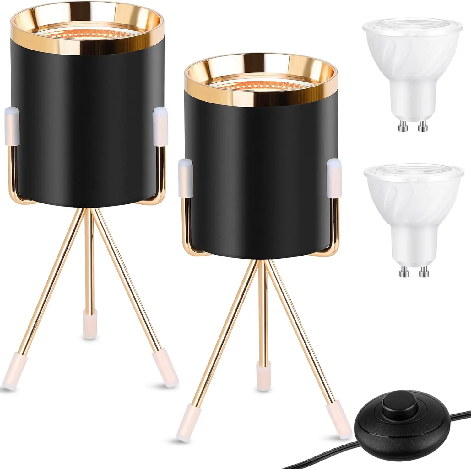 

Indoor Floor Spot Lights, 6W Uplighting for Plants, Pictures, Corner Ambience, 2-Pack