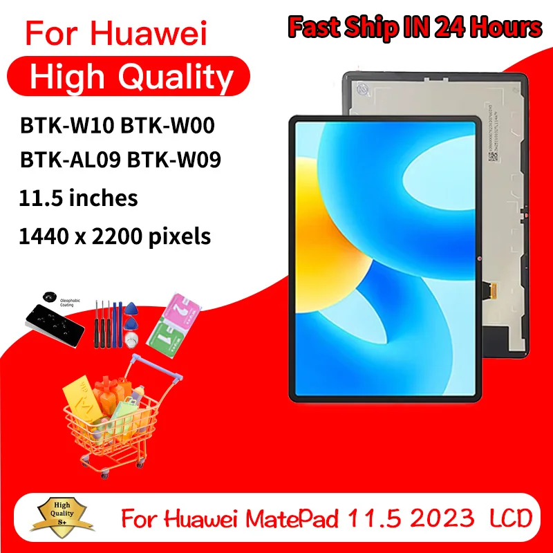 

11.5" NEW For Huawei MatePad 11.5 2023 Display Touch Screen Digitizer Assembly BTK-W10 BTK-W00 BTK-AL09 BTK-W09 Display