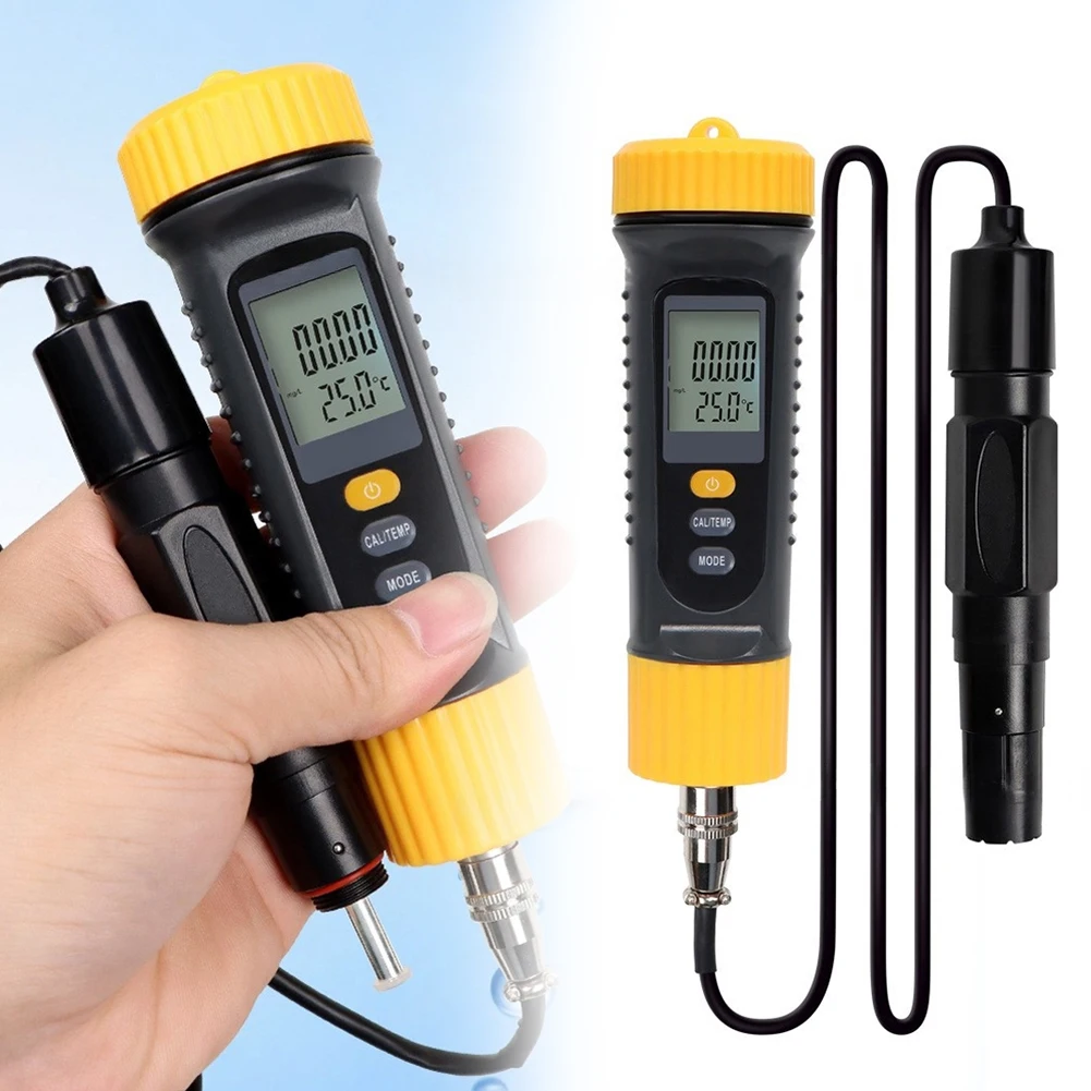 Aquaculture Monitoring Black Digital for do Meter Easy To Use Oxygen Meter Water Quality Meter for do Accuracy 0.01 for mg L