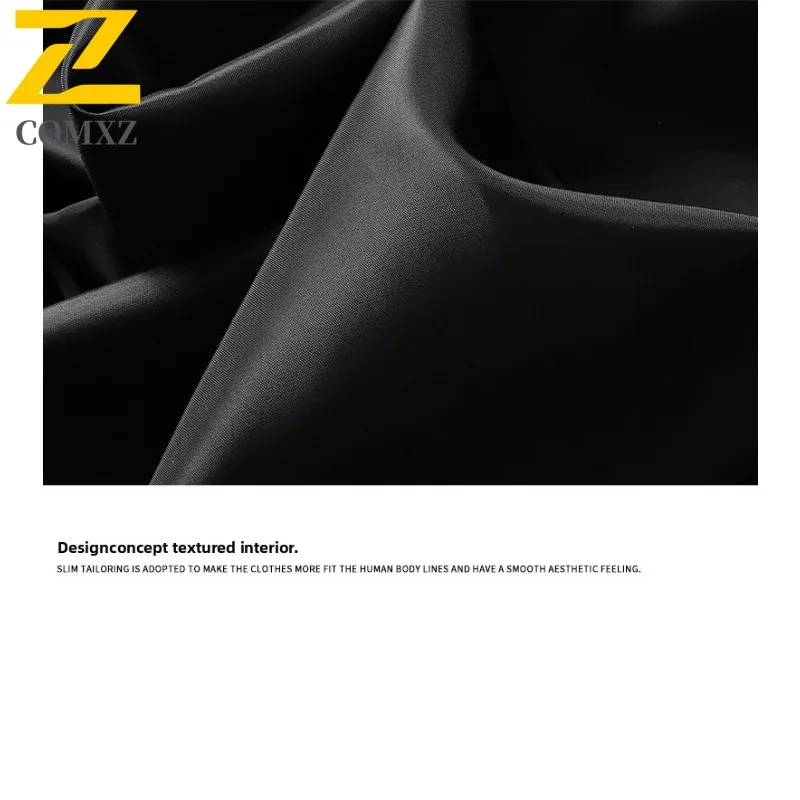 COMXZ الرجال القطن وسادة مبطنة دافئة الباردة برهان كتلة اللون العصرية ثلجي التخييم الحشو معطف المشي لمسافات طويلة الحد الأدنى الشتاء الحشو #6