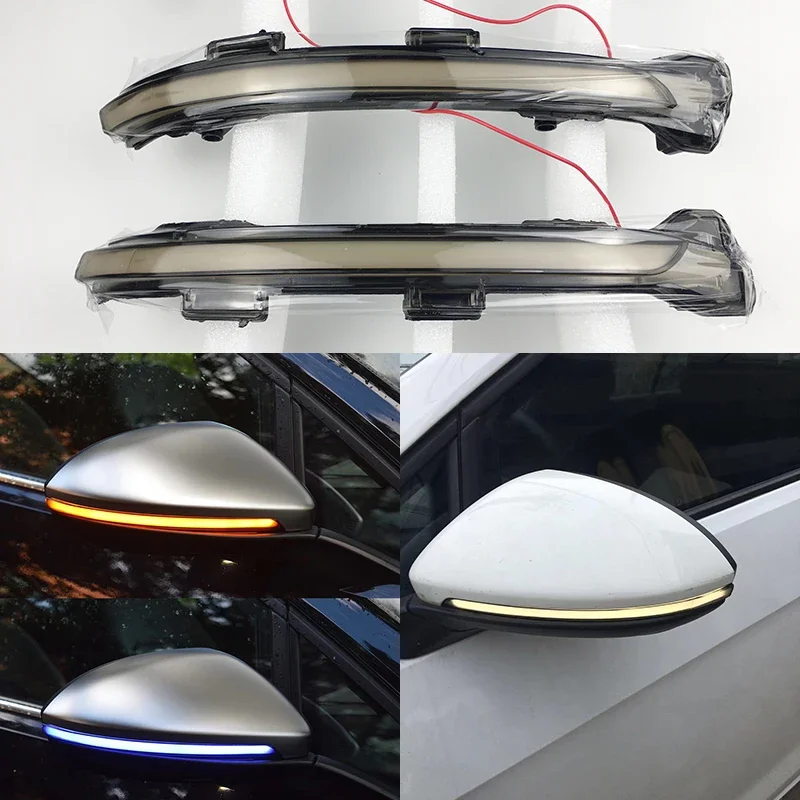 Dynamic Blinker LED Turn Signal Light For VW Golf MK7 7 7.5 GTI R GTD Rline Mirror Lamp 2013 2015 2016 2018 2019 2020