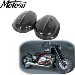 For BMW R18 R 18 2020 2021 2022 2023 Carbon Fiber Motrcycle Engine Guards Cylinder Head Guards Protector Cover Accessories