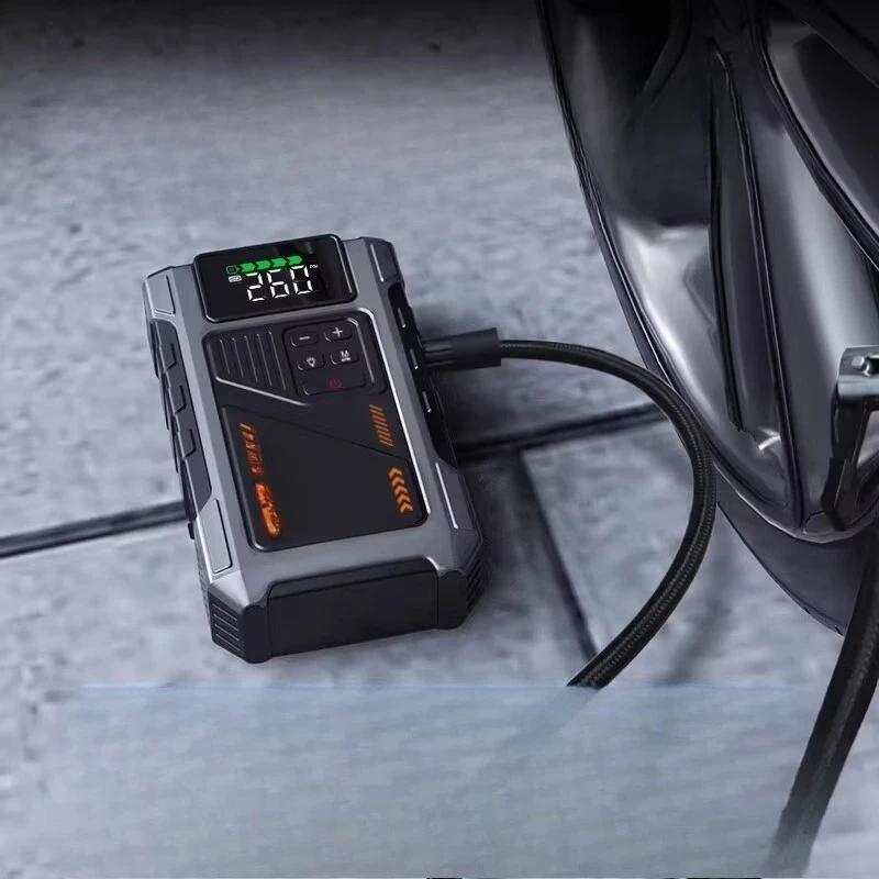 

Car emergency start power supply, air pump all-in-one machine, emergency multi-functional battery and electric treasure artifact
