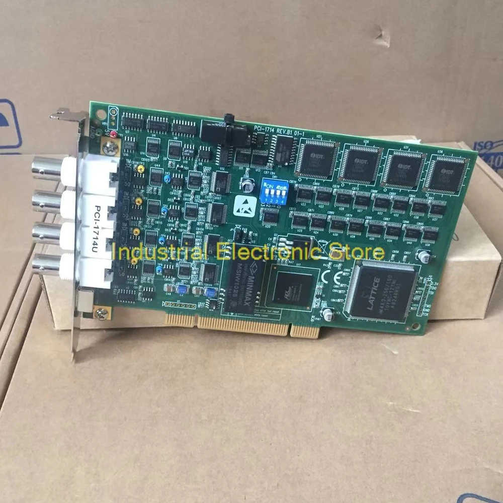 New 30M 12-Bit 4-Channel Synchronous Analog Input Card Capture Card For Advantech PCI-1714U