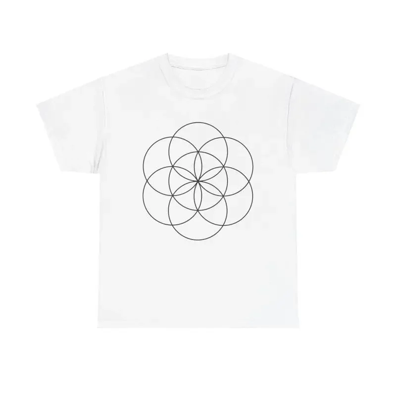 Seed of Life T Shirt sacred geometry spiritual esoteric creation minimalist
