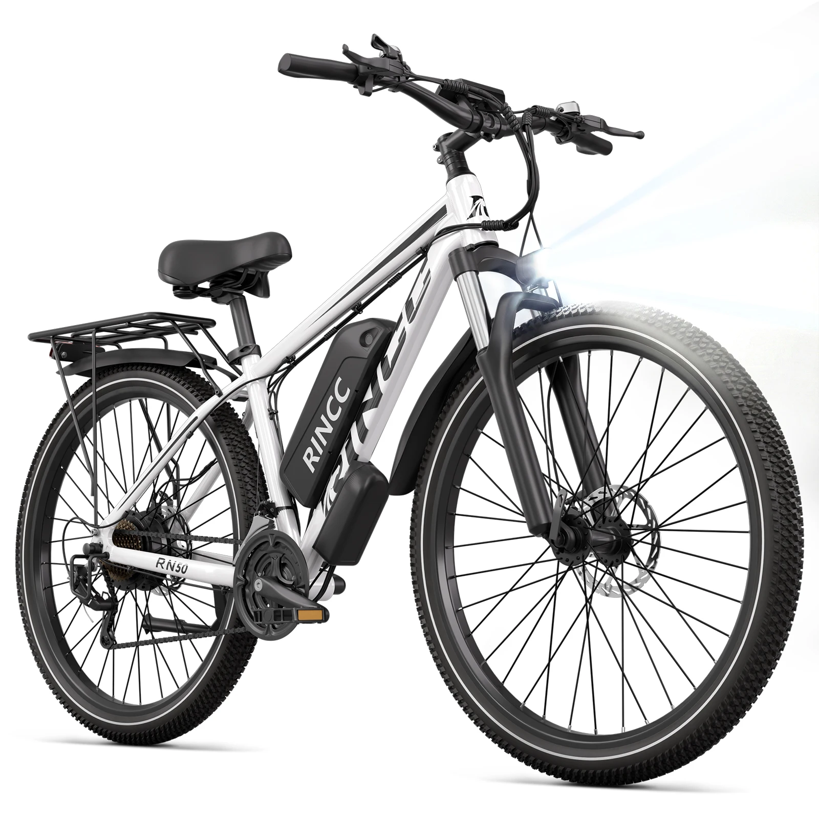 Rincc RN50 E-bike 48V15Ah uitneembare accu 750W motor 29 inch banden elektrische fiets voor volwassenen, stadsfiets, mountainbike