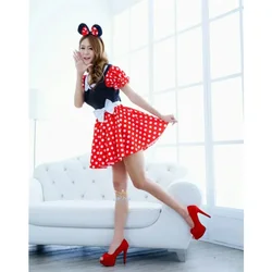 Halloween Party Night Game Uniform Prom Women's Costume Cosplay Mickey Costume Halloween Sexy Minnie Performance Costume