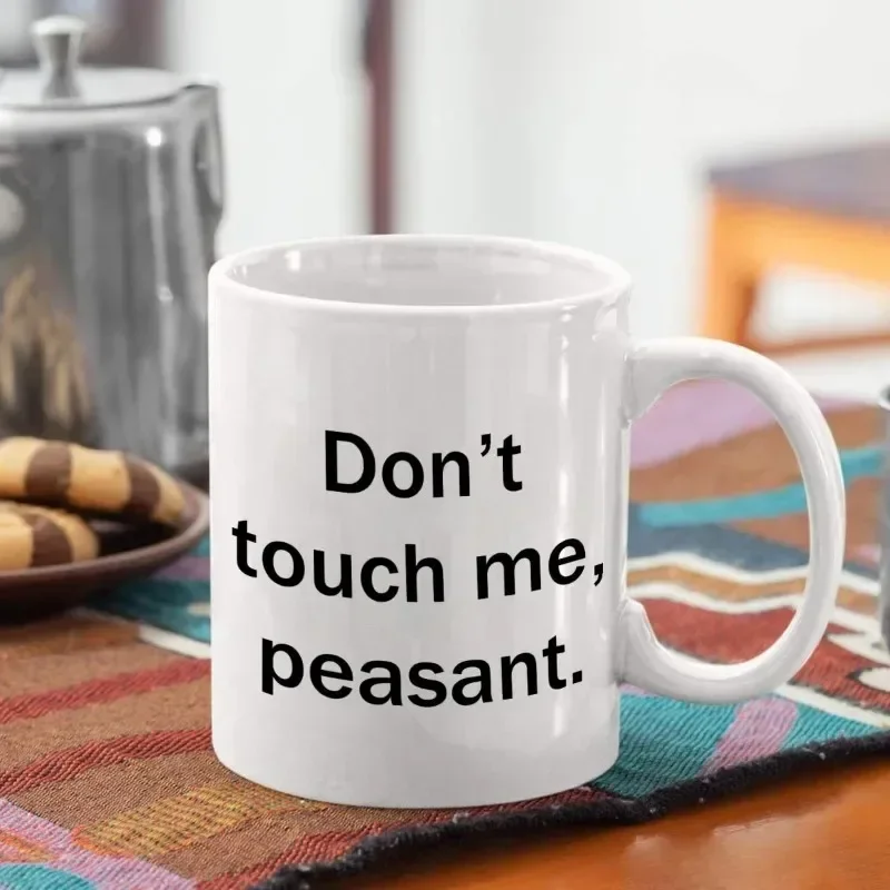 Inspirational Quotes Coffee Mug Ceramic Cups I Don't Need Anger People To Stop Pissing Me Off Water Summer Winter Birthday Gifts