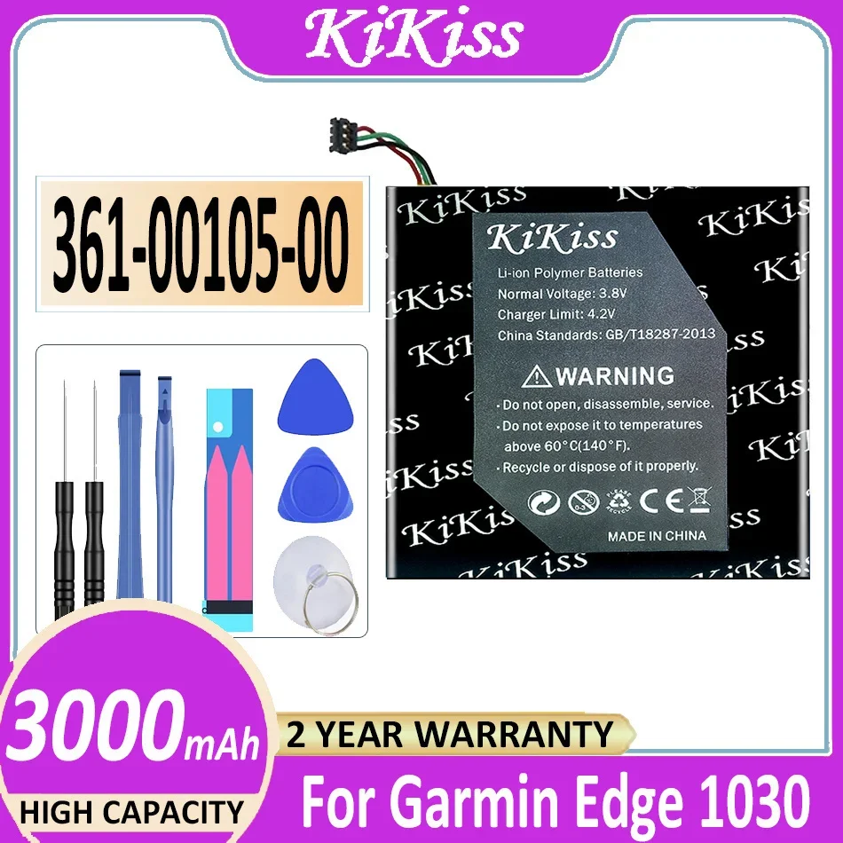 Battery 361-00105-00 3000mAh For Garmin Edge 1030 GPS Handheld Bateria