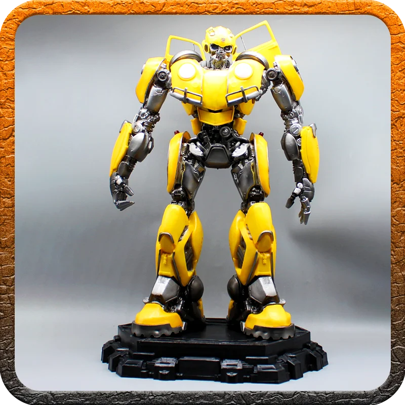 

52cm Anime Figure 52cm Can Emit Light Big Yellow Bee Standing Action Figure Pvc Statue Gk Figurine Ornament Toys Gift For Kid