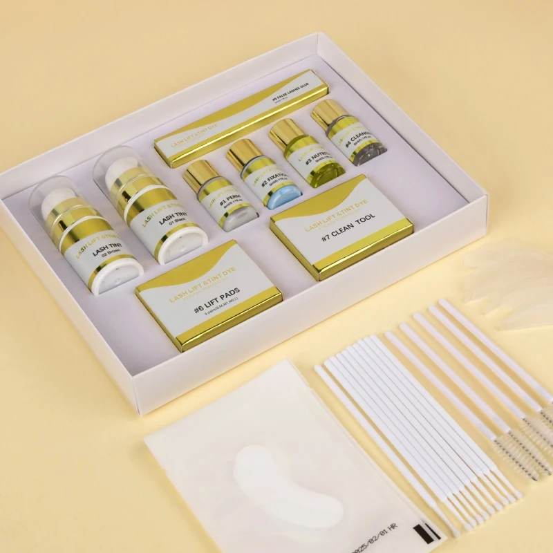 Semi-Permanent Brow Lash Lift Tint Kit Professional Brow Lamination Eyelash Lifting Perming Lashes Dye Eyes Makeup