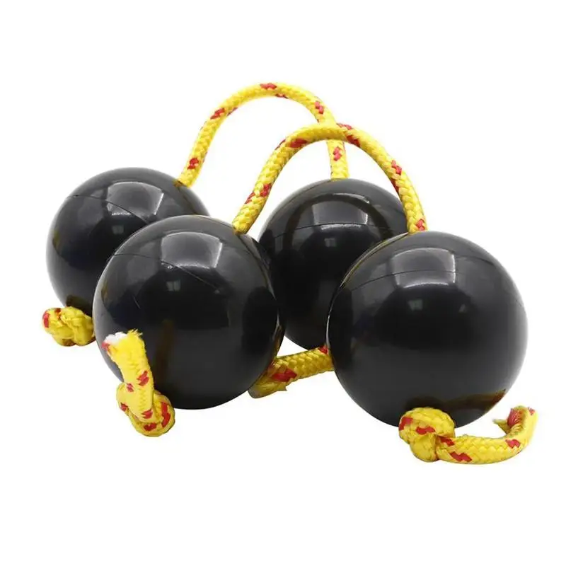 

1 пара африканских шейкеров Asalato Rhythm Ball Maracas, ударный инструмент с одной рукой, 2 струны и 4 Шарики