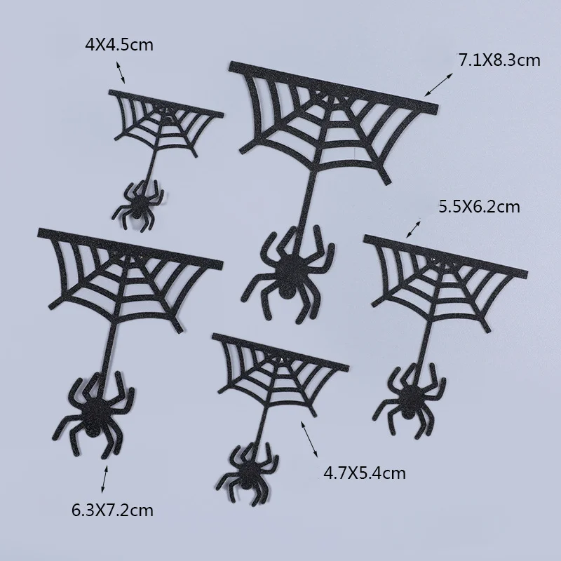 1 Set Halloween Party Decorations Halloween Witch Pumpkin Spider WhIte Ghost Cake Toppers Halloween Theme Party Favors Decor