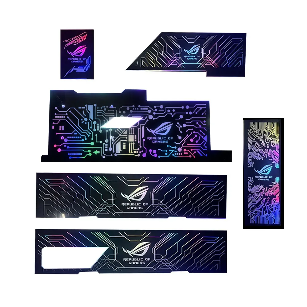 MOD ARGB Lighting Panel for Asus ROG GX601 Chassis,DIY Strix Helios PSU GPU Plate AURA SYNC Gamer Cabinet Decoration Lightboard