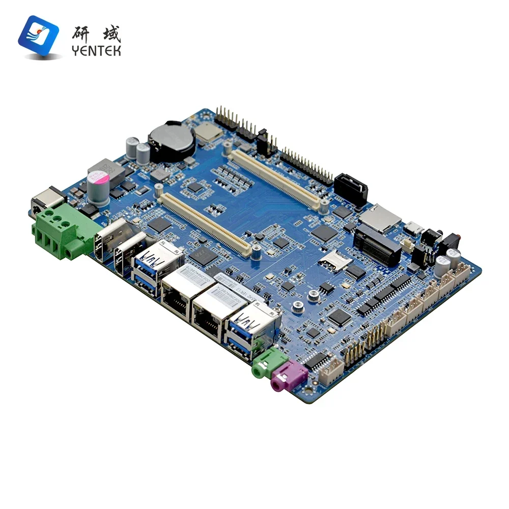 New Rockchip RK3399 RK3568B2 4G 2 LAN 2 HD EDP 8 USB ARM Mainboard Digital Signage Android 7.1 Ubuntu20.04 Debian10 ARM Motherbo