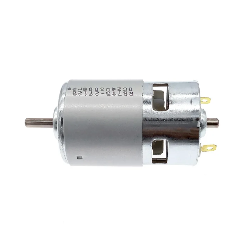 DC12V Motor 775 DC 24V Double Ball Bearing 1000rpm8500rpm6000rpm4500rpm3000rpm Large Torque Low Noise