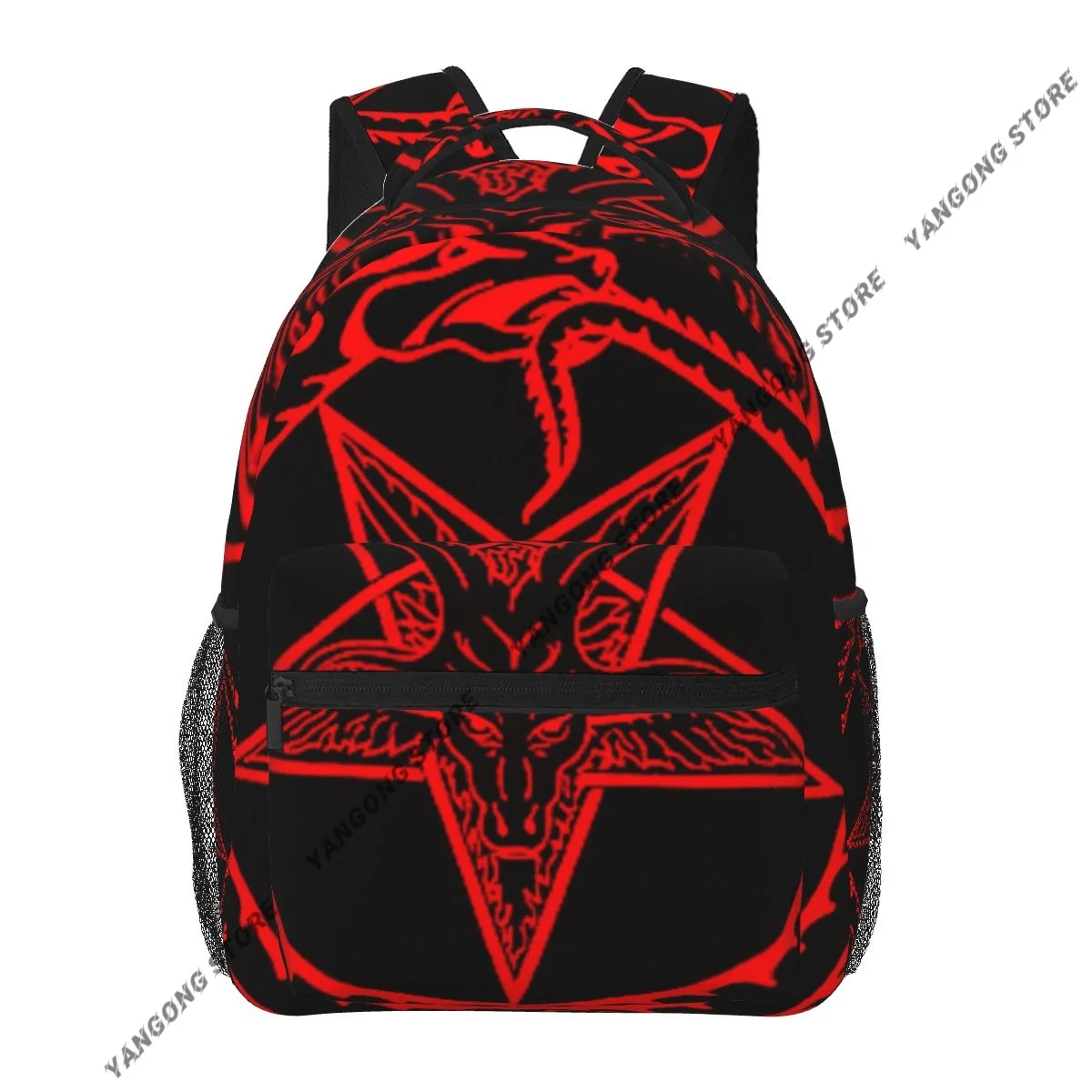 Backpack Casual Travel Bag Devil Pentagram School Bag Fashion Shoulder Bag For Teenage Girl Bagpack