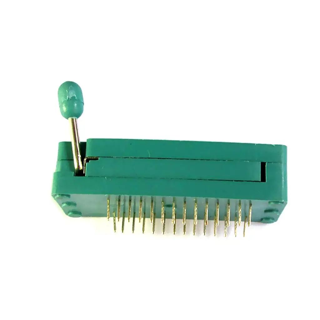 Zero Insertion Force IC Socket 28 Pin 2.0mm Pitch Connector for Circuit Board