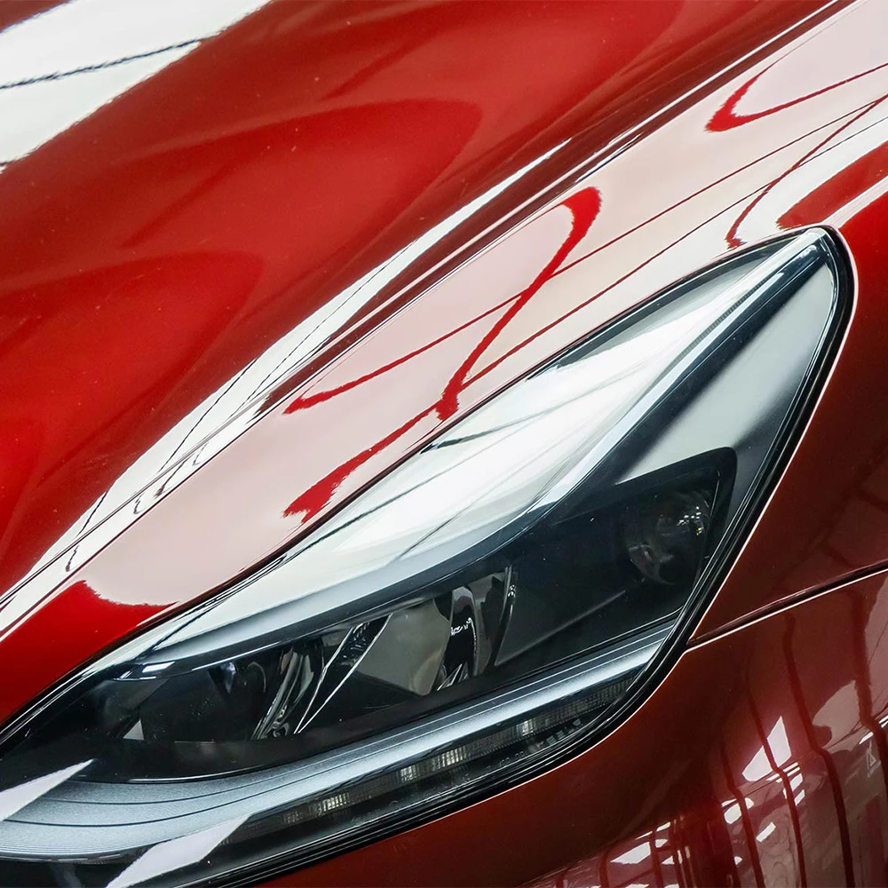 Liquid Metal Vampire Red Car Sticker Color Change Vinyl Film PET Bubble Free Wrapping Car Accessories Auto Self Adhesive Decals
