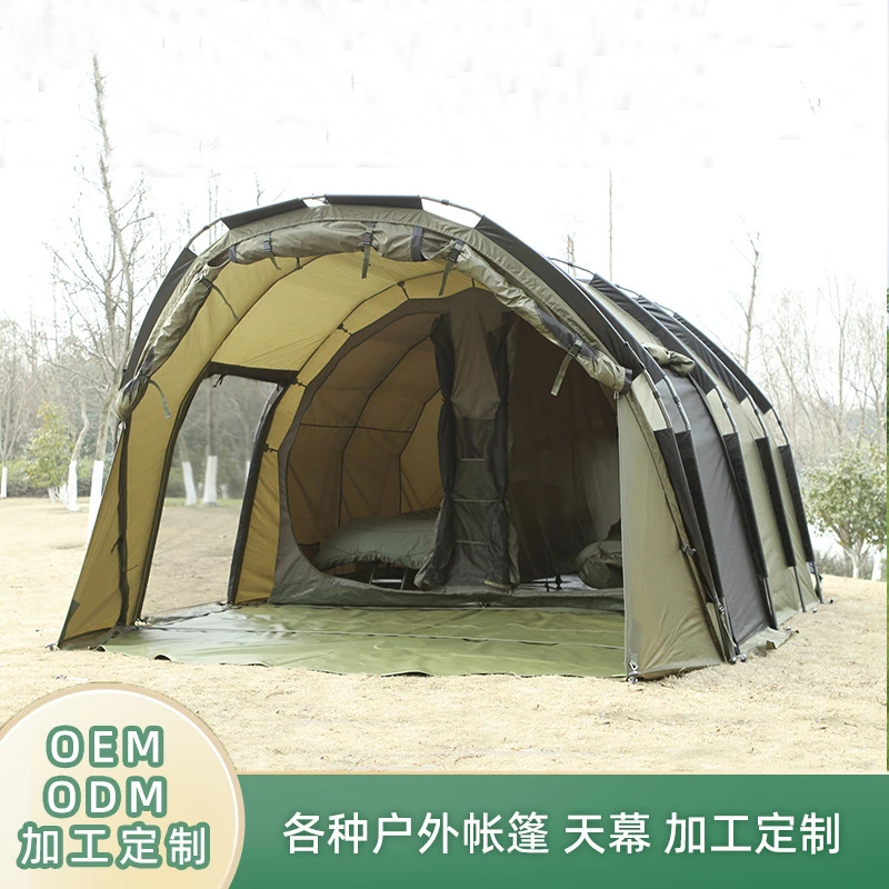 Processing custom large tunnel tent rainstorm prevention large space outdoor beach tent